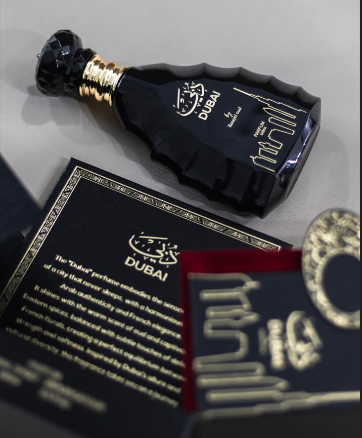 DUBAI BLACK Eau de Parfum von Rasayel Oud – Produktfoto