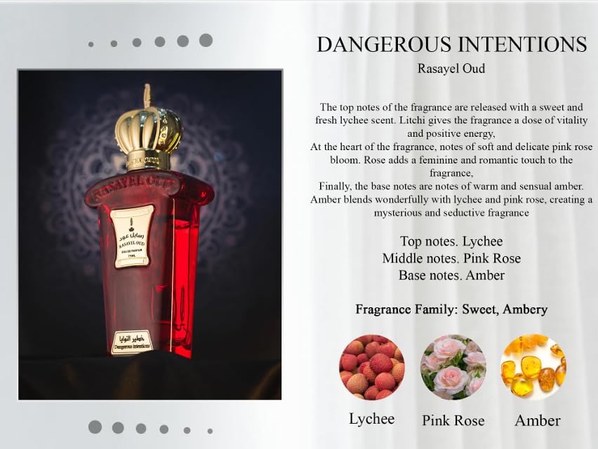 DANGEROUS INTENTION von Rasayel Oud | Eau de Parfum | verführerischer & eleganter Duft