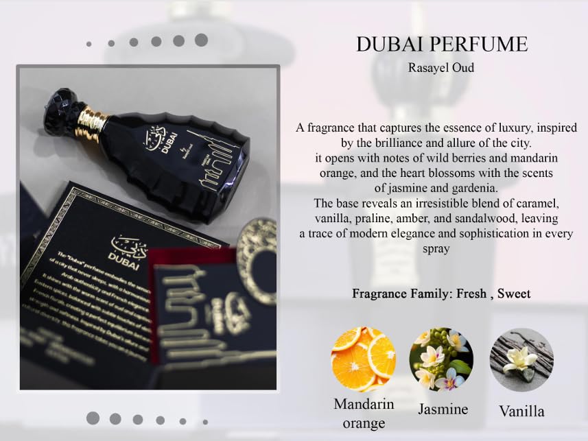 DUBAI BLACK Eau de Parfum von Rasayel Oud – weitere Produktansicht