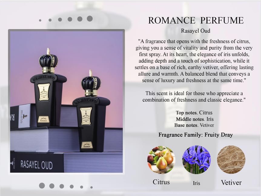 ROMANCE von Rasayel Oud | Eau de Parfum - Firsche mit klassischer Eleganz | Unisex
