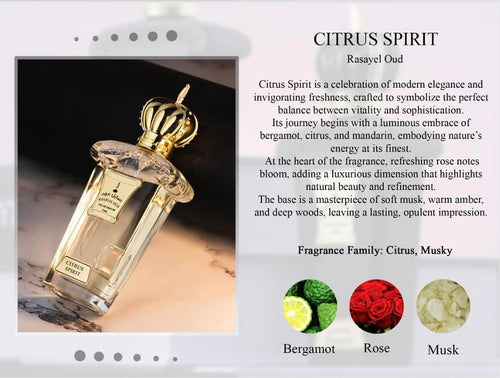 CITRUS SPIRIT von Rasayel Oud aus Dubai | Eau de Parfum firscher Unisex Duft