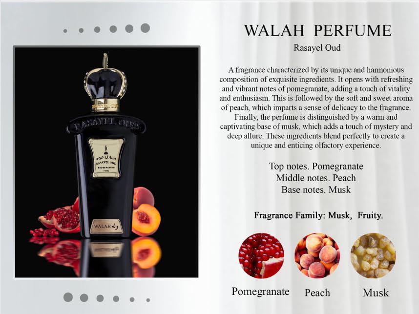 WALAH von Rasayel Oud | Eau de Parfum | Ein Duft, der Frische, Eleganz und Sinnlichkeit in perfekter Harmonie vereint