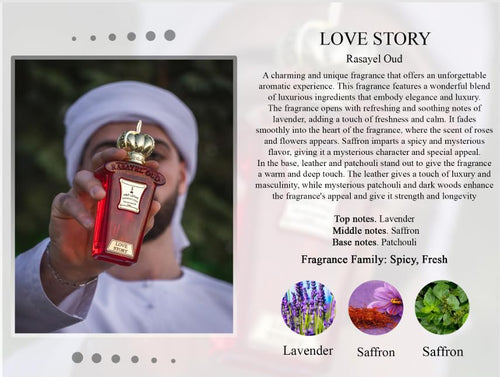 LOVE STORY Eau de Parfum von Rasayel Oud – weitere Produktansicht
