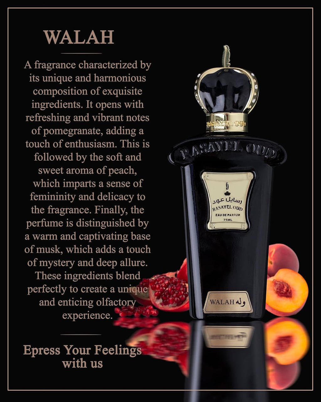 WALAH von Rasayel Oud | Eau de Parfum | Ein Duft, der Frische, Eleganz und Sinnlichkeit in perfekter Harmonie vereint