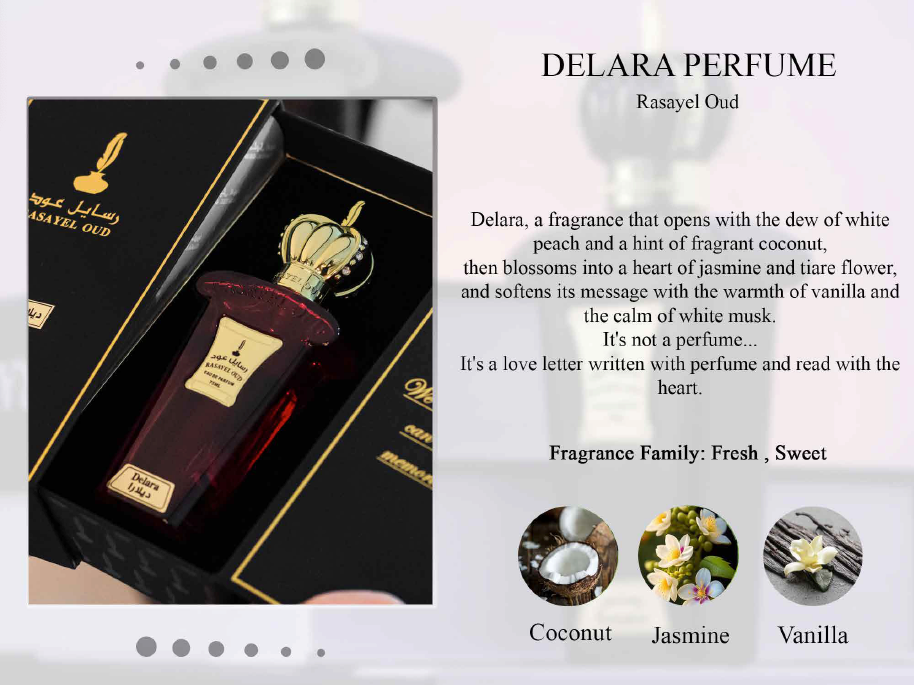 Delara von Rasayel Oud aus Dubai | Eau de Parfum |