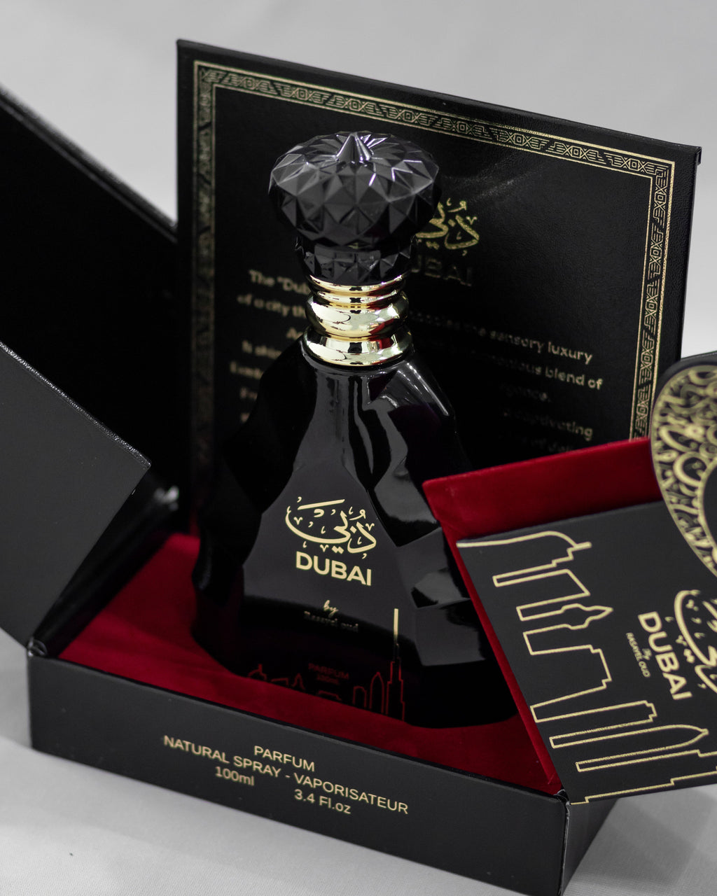 DUBAI BLACK Eau de Parfum von Rasayel Oud – Detailansicht