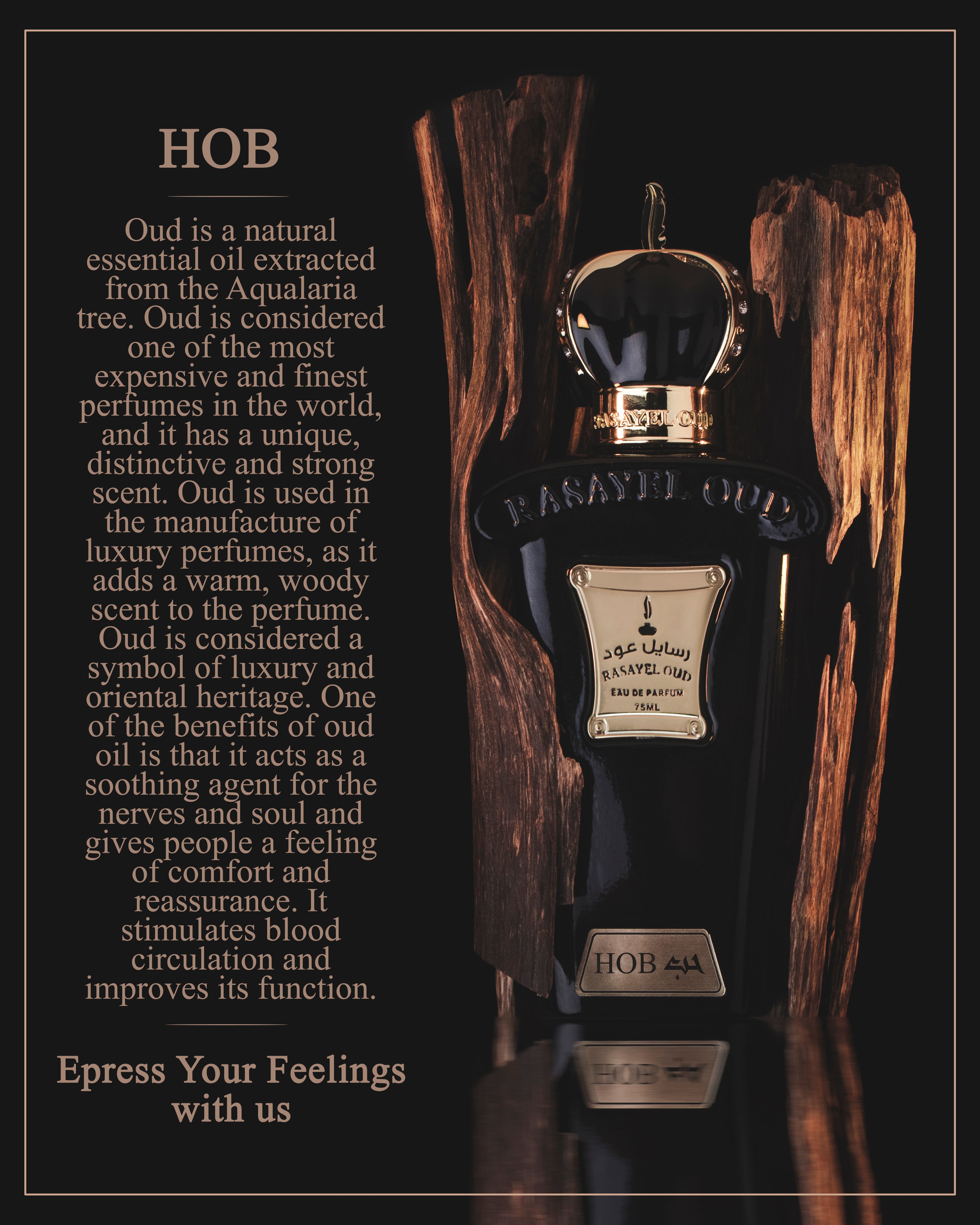 HOB von Rasayel Oud | Eau de Parfum | eleganter, orientalischer Duft