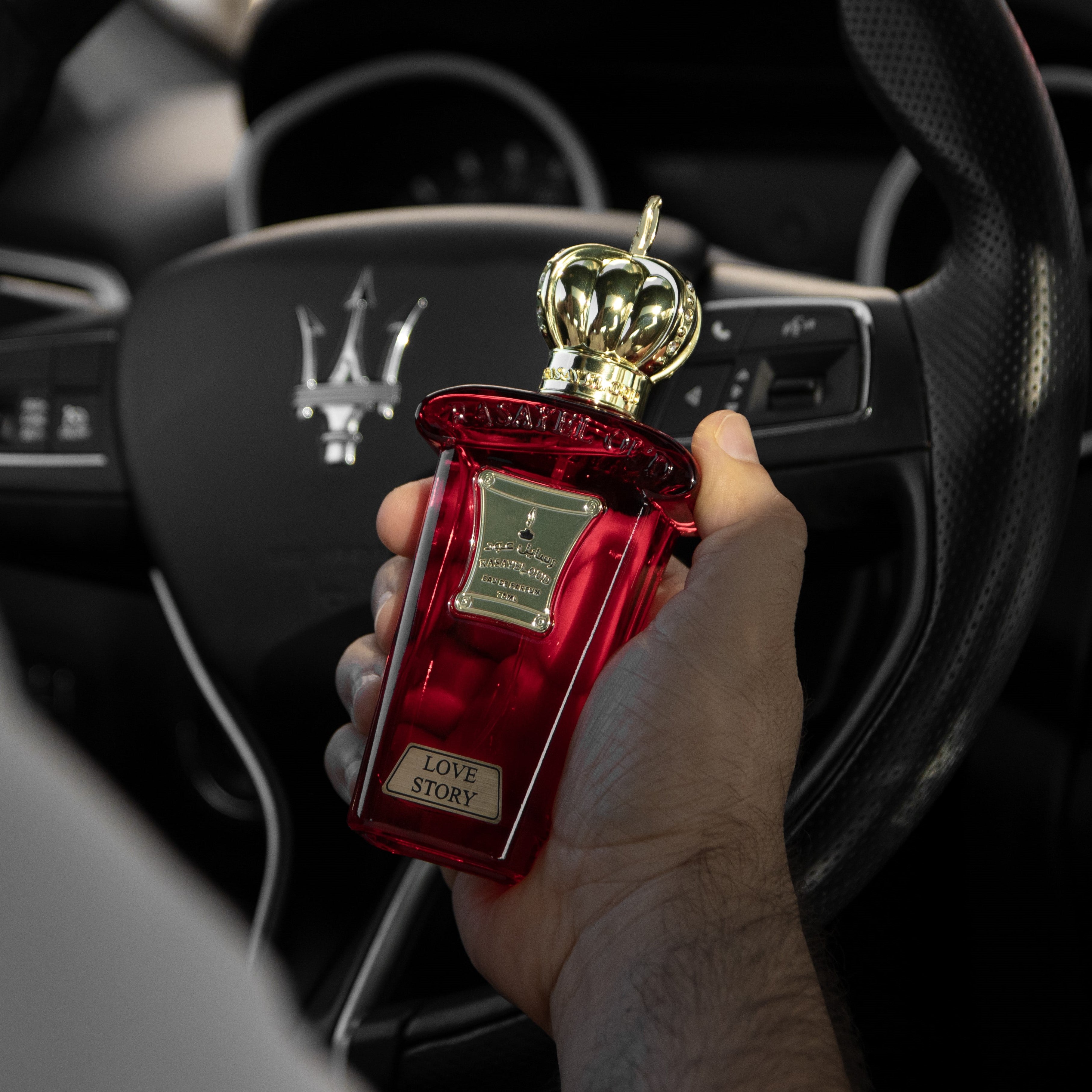 LOVE STORY von Rasayel Oud aus Dubai | Ein Eau de Parfum voller Eleganz, Stärke und Anziehungskraft | Unisex