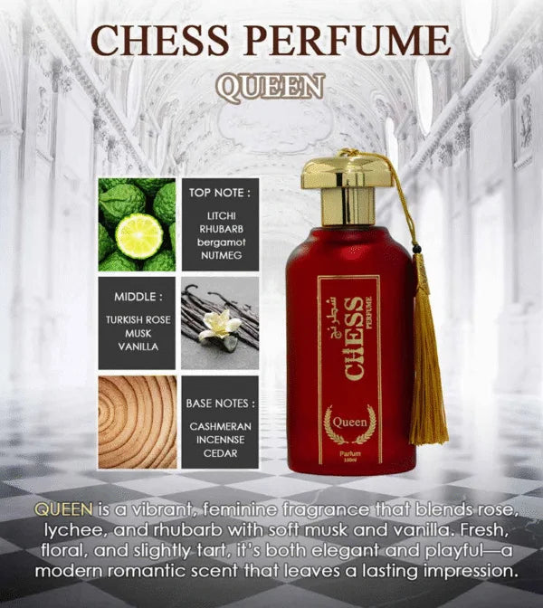 QUEEN - CHESS Perfume | Eau de Parfum | 100 ml