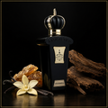 MYSTERIOUS | Rasayel Oud | Eau de Parfum – Duftnoten als hochwertiges Schwarz-Gold-Motiv