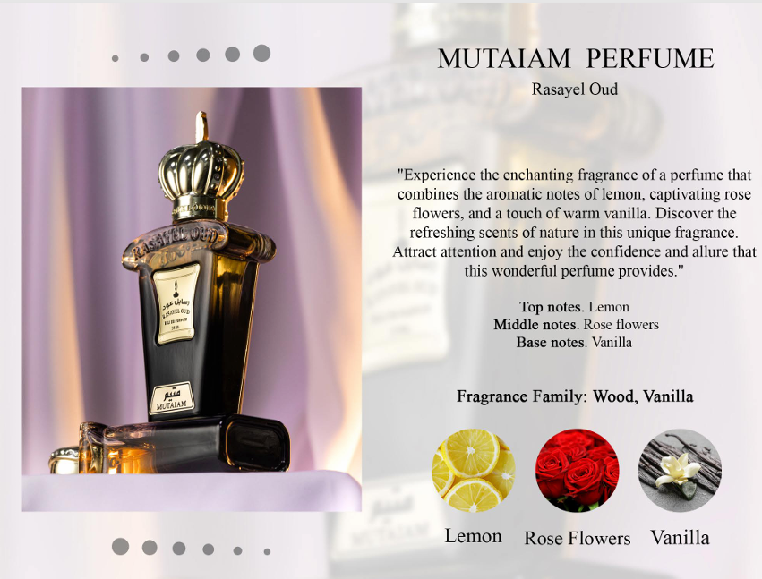 MUTAIM von Rasayel Oud | Eau de Parfum | eleganter Damen Duft