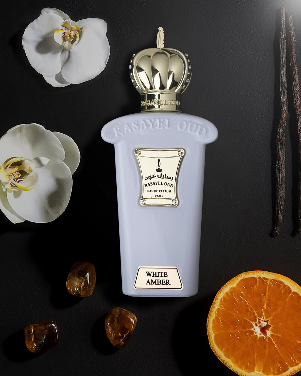 WHITE AMBER von Rasayel Oud | Eau de Parfum | ein erfrischender und zugleich sinnlicher Unisex Duft